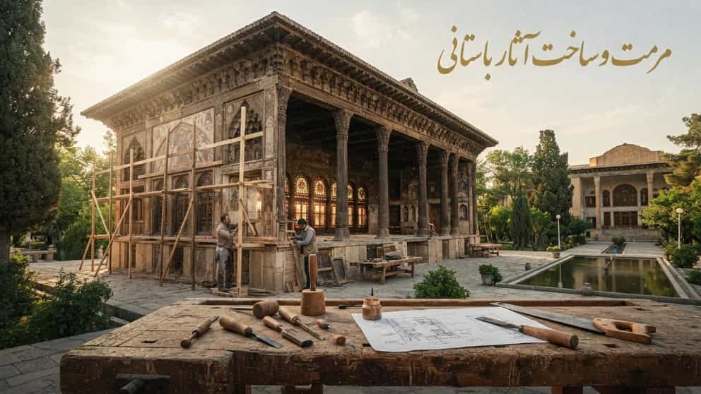 مرمت و ساخت آثار باستانی در مازندران برای احیای هویت تاریخی