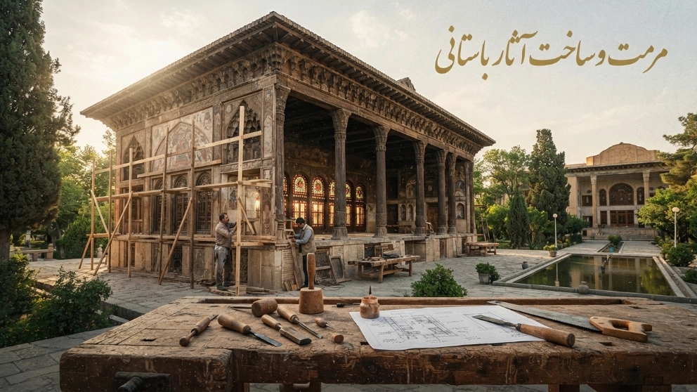 مرمت و ساخت آثار باستانی در مازندران برای احیای هویت تاریخی مرمت و ساخت آثار باستانی در مازندران برای احیای هویت تاریخی